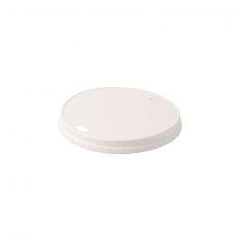 Lock Papper Ø 90 mm Vit Drickhål (1000 st) [GB-DHD04588]