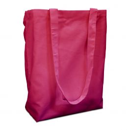 Bomullsväskor 38x42cm med handtag rosa 38x42cm (250 st.) [FP-DKE011]