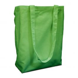 Bomullsbärkassar 38x42cm med handtag grön 38x42cm (250 st.) [FP-DKE020]
