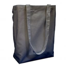 Bomullsväskor 38x42cm med handtag grå 38x42cm (250 st) [FP-DKE021]