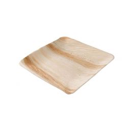 Kvadratisk tallrik Palm Leaf 18x18 cm (200 st) [GB-DTW05348]