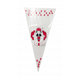 Kottassar 25x46cm 1 pund Clown (250 st) [DV-3281]