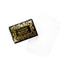 Plastlådor 9,5x3,2x13,2cm Kristallklart (25 st) [FB38]