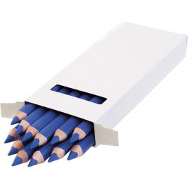 edu Kraftiga Färgblyertspennor, tjocklek 10 mm, kärna 6,25 mm, mörkblå, 12 st./ 1 förp. [HOB-408054]