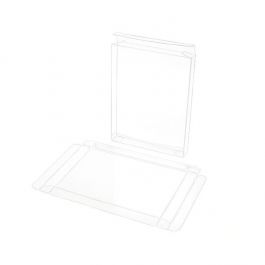 Plastlådor 11,4x1,3x14,9cm Kristallklart (25 st) [FB6]