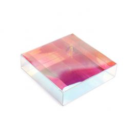 Plastlådor 10,5x2,5x10,3 cm Iriserande (25 St) [FB99I]