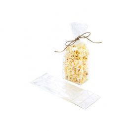Cellofanpåsar med botten Kristallklart 8,9x5,7x24,8cm med pappersinsats (100 st) [FGPB15]