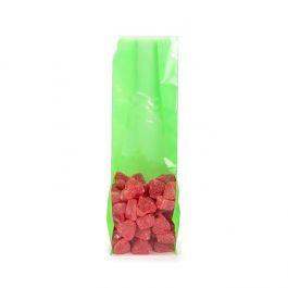 Blockbottenpåsar Neon grön 8,9x5,7x30,5 cm med pappersinsats (100 St) [FGPB16NG]