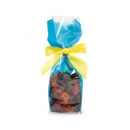 Blockbottenpåsar Neon Blå 7x5,1x25,4 cm med pappersinsats (100 St) [FGPB17NB]