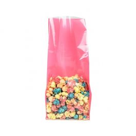 Blockbottenpåsar Neon Rosa 12,7x7,6x30,5 cm med pappersinsats (100 St) [FGPB1NK]