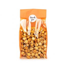 Blockbottenpåsar Neon Orange 12,7x7,6x30,5 cm med pappersinsats (100 St) [FGPB1NO]