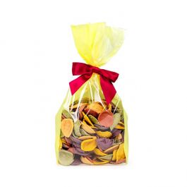Blockbottenpåsar Neon Gul 12,7x7,6x30,5 cm med pappersinsats (100 St) [FGPB1NY]