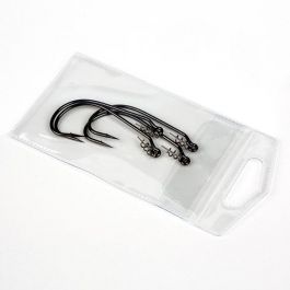 Vinylpåse 6,4x10,5cm med Eurohål med klappa (100 st) [FHV1]