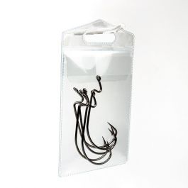 Vinylpåse 7,3x9,5cm zak med Eurohål med klappa (100 st) [FHV3]