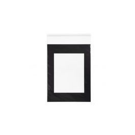 Plastpåsar 36,7x46,4cm Transparent med Tejpremsa (100 st) [B14]