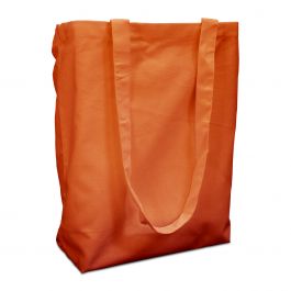 Bomullsväskor 38x42cm med handtag orange 38x42cm (250 st.) [FP-DKE023]