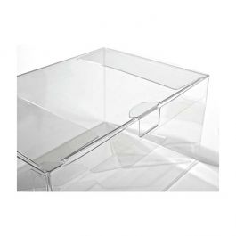 Plastlådor 15,6x10,8x7,6cm Kristallklart med automatisk Botten (25 st) [FPLB214]