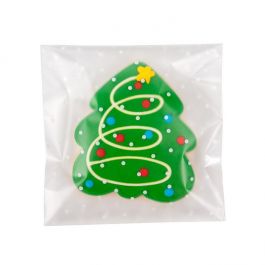 Plastpåsar 14x14 cm Frosted w/Polka Dot Peel and Seal (100 st) [B55FDXL]