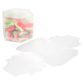 Frosted Hexagon Box 8,9 x 8,9 x 7,6 cm (25 st) [FS352F]