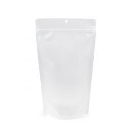 Stå upp påsar Frosted w/ RETAIN™ 14.9x8.9x23.2 cm (100 st) [ZBGERR7F]