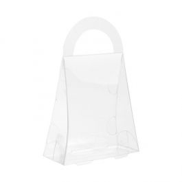 Plastlådor Handväskor stil 8,9x3,8x10,2cm Livsmedelssäker (25 st) [FS210]