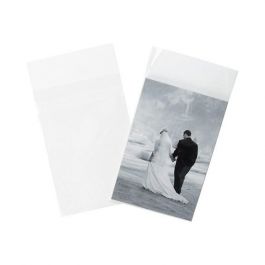 Biopåsar MILJÖ 10,8x15,6cm Transparent med Tejpremsa (100 st) [GC4X6PC]