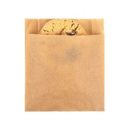 Fettsäkra påsar Kraft 10,2x2,9x11,4cm (100 st) [GPB2K]