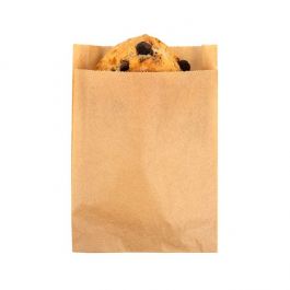 Fettsäkra påsar Kraft 11,4x2,9x17,1cm (100 st) [GPB3K]