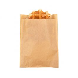 Fettsäkra påsar Kraft 14x2,9x19,1cm (100 st) [GPB4K]
