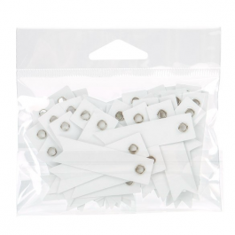 Cellofanpåsar med Eurohål 10,2x7,6cm Transparent med Tejpremsa (100 st) [HB4X3]