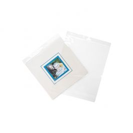 Cellofanpåsar med Eurohål 26x29,2cm Transparent med Tejpremsa (100 st) [HB1011]
