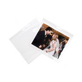 Cellofanpåsar med Eurohål 29,1x21cm Transparent med Tejpremsa (100 st) [HB118]