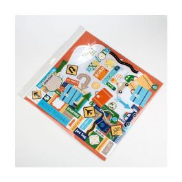 Cellofanpåsar med Eurohål 31,1x31,1cm Transparent med Tejpremsa (100 st) [HB1212]