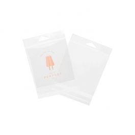 Cellofanpåsar med Eurohål 12,4x12,2cm Transparent med Tejpremsa (100 st) [HB4X4XL]