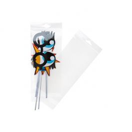 Cellofanpåsar med Eurohål 11,7x24,8cm Transparent med Tejpremsa (100 st) [HB4X9]