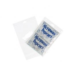 Cellofanpåsar med Eurohål 15,9x20,3cm Transparent med Tejpremsa (100 st) [HB6Q8]