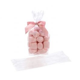 Plastpåsar 8,9x5,7x24,8cm med Sidoinvik Tung Kvalitet (100 st) [HDGB10]