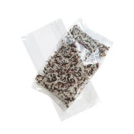 Plastpåsar 10,2x5,7x20,3cm laminerade och med Sidoinvik (100 st) [HDGB4]