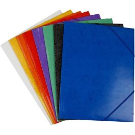 Flap Elasticated Folder, A4 22.9 x 32.4 cm, 24mixed [HOB14083]