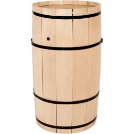 Carnival Barrel, H: 54 cm, W: 30 cm, beech, big, 1pc [HOB59201]