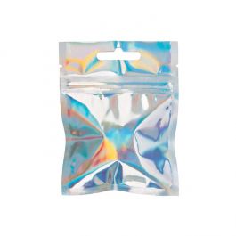 Blixtlåspåsar Holographic 7,6x7,6cm (25 st) [HZBB33H]