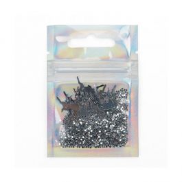 Blixtlåspåsar Holografisk/Transparent 5,1x5,1cm (25 st) [HZBB9CH]
