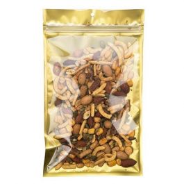 Blixtlåspåsar Transparent/Guld 15,2x23,5cm (100 st) [HZB7CG]