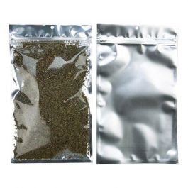 Blixtlåspåsar Transparent/Silver 15,2x23,5cm (100 st) [HZB7S]