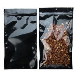 Blixtlåspåsar Transparent/Svart 17,8x30,5cm (100 st) [HZB8CB]