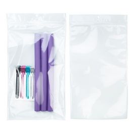 Blixtlåspåsar Transparent/Vit 17,8x30,5cm (100 st) [HZB8CW]