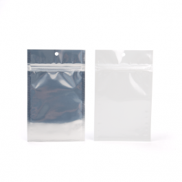 Blixtlåspåsar Transparent/Vit 7,5x11,5cm (100 st) [HZBB3CW]