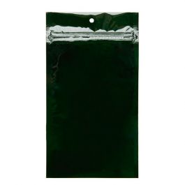 Blixtlåspåsar Grön 12,5x21cm Metalliserad (100 st) [HZBB6HG]