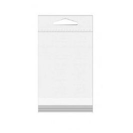 Cellofanpåsar med Eurohål 6,4x8,9cm Transparent med Tejpremsa (100 st) [HB2]