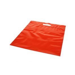Plastkassar Röd 33,6x33,6 + 6,4cm 75 mikron med Zip Stängning (100 st) [ZH13RD5]